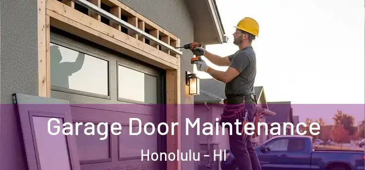 Garage Door Maintenance Honolulu - HI