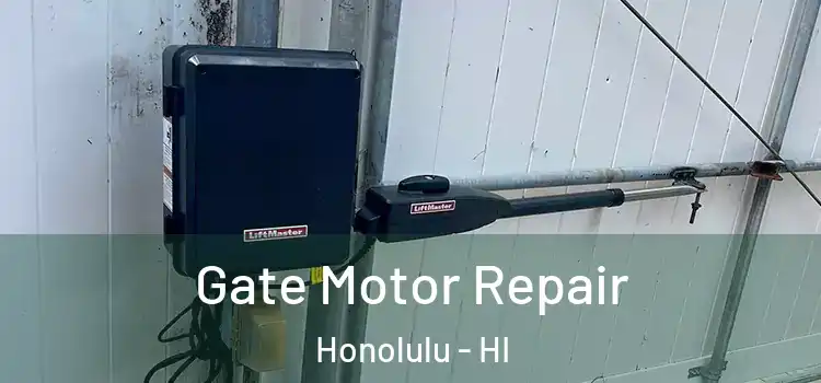 Gate Motor Repair Honolulu - HI